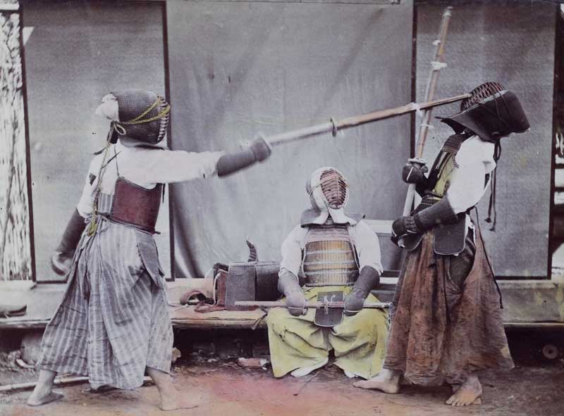 Kendo practitioners in 1873